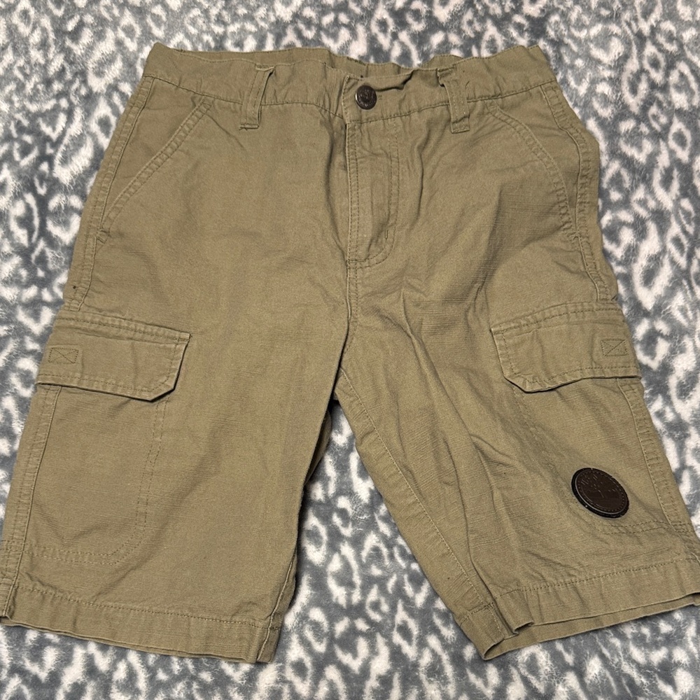 Timberland Boys Olive Cargo Shorts